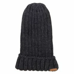 Hatiya Deep Crown Cuff Long Beanie -Adams Shop cc003bd charcoal 4