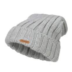 Hatiya Deep Crown Cuff Long Beanie -Adams Shop cc004bd heather grey 1