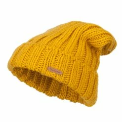 Hatiya Deep Crown Cuff Long Beanie -Adams Shop cc007bd mustard 1