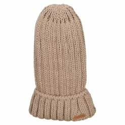Hatiya Deep Crown Cuff Long Beanie -Adams Shop cc008bd tan 4