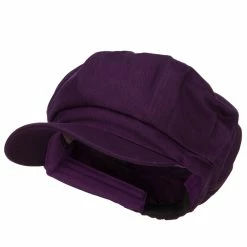 Something Special Cotton Elastic Newsboy Cap 152 Something Special Cotton Elastic Newsboy Cap -Adams Shop ce014sic purple 1