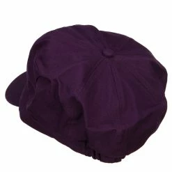 Something Special Cotton Elastic Newsboy Cap 153 Something Special Cotton Elastic Newsboy Cap -Adams Shop ce014sic purple 2