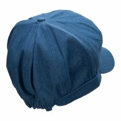 Something Special Cotton Elastic Newsboy Cap 169 Something Special Cotton Elastic Newsboy Cap -Adams Shop ce017sic denim 3