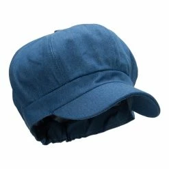 Something Special Cotton Elastic Newsboy Cap 170 Something Special Cotton Elastic Newsboy Cap -Adams Shop ce017sic denim 4