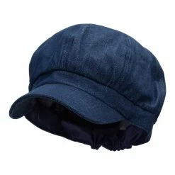 Something Special Cotton Elastic Newsboy Cap 172 Something Special Cotton Elastic Newsboy Cap -Adams Shop ce018sic dk denim 1