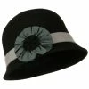 Something Special Wool Felt Cloche With Flower Detail 2 Something Special Wool Felt Cloche With Flower Detail -Adams Shop cf001cl 1
