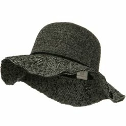 Something Special Chenille Hat With Frayed Brim