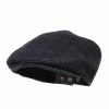 Jeanne Simmons Men's Checkered Wool Blend Ivy Hat -Adams Shop ch001dv navy 1