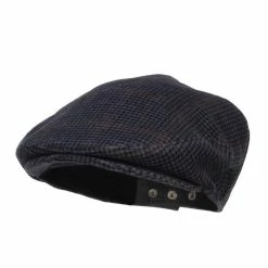 Jeanne Simmons Men's Checkered Wool Blend Ivy Hat