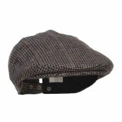 Jeanne Simmons Men's Checkered Wool Blend Ivy Hat -Adams Shop ch002dv grey 5