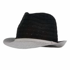 Something Special Women's Cotton Paper Braid Fedora 52 Something Special Women's Cotton Paper Braid Fedora -Adams Shop ci005cf black grey 1