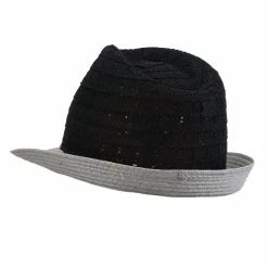 Something Special Women's Cotton Paper Braid Fedora 53 Something Special Women's Cotton Paper Braid Fedora -Adams Shop ci005cf black grey 2