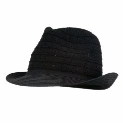 Something Special Women's Cotton Paper Braid Fedora 57 Something Special Women's Cotton Paper Braid Fedora -Adams Shop ci006cf black 1