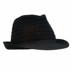 Something Special Women's Cotton Paper Braid Fedora 60 Something Special Women's Cotton Paper Braid Fedora -Adams Shop ci006cf black 4
