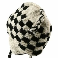 Rasta World Checker Jacquard Beanie -Adams Shop cj003sm 2