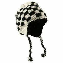 Rasta World Checker Jacquard Beanie -Adams Shop cj003sm 4