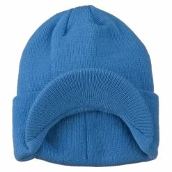 MG Cuff Knitted Beanie With Visor Bill -Adams Shop ck009cv 5