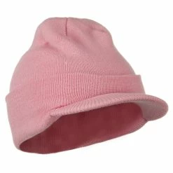 MG Cuff Knitted Beanie With Visor Bill -Adams Shop ck012cv 4