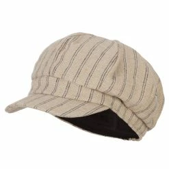 Something Special Classic Herringbone Patterned Newsboy Hat