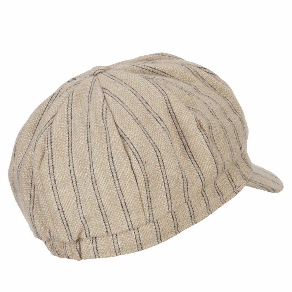 Something Special Classic Herringbone Patterned Newsboy Hat 5 Something Special Classic Herringbone Patterned Newsboy Hat - Image 3