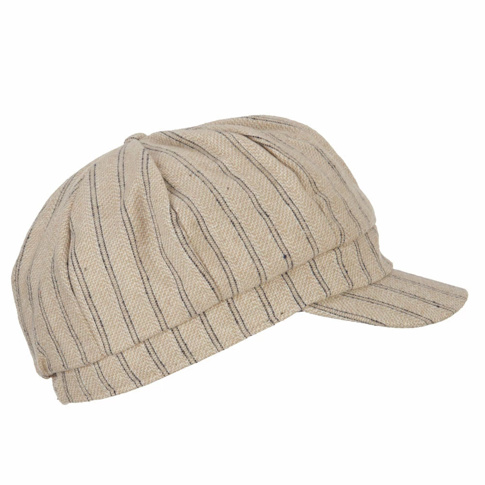 Something Special Classic Herringbone Patterned Newsboy Hat 7 Something Special Classic Herringbone Patterned Newsboy Hat - Image 5