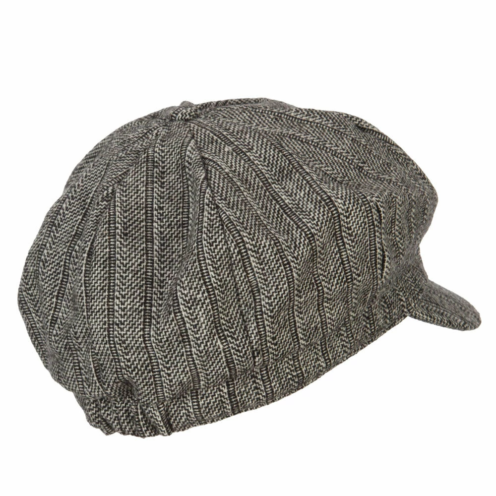 Something Special Classic Herringbone Patterned Newsboy Hat 10 Something Special Classic Herringbone Patterned Newsboy Hat - Image 8