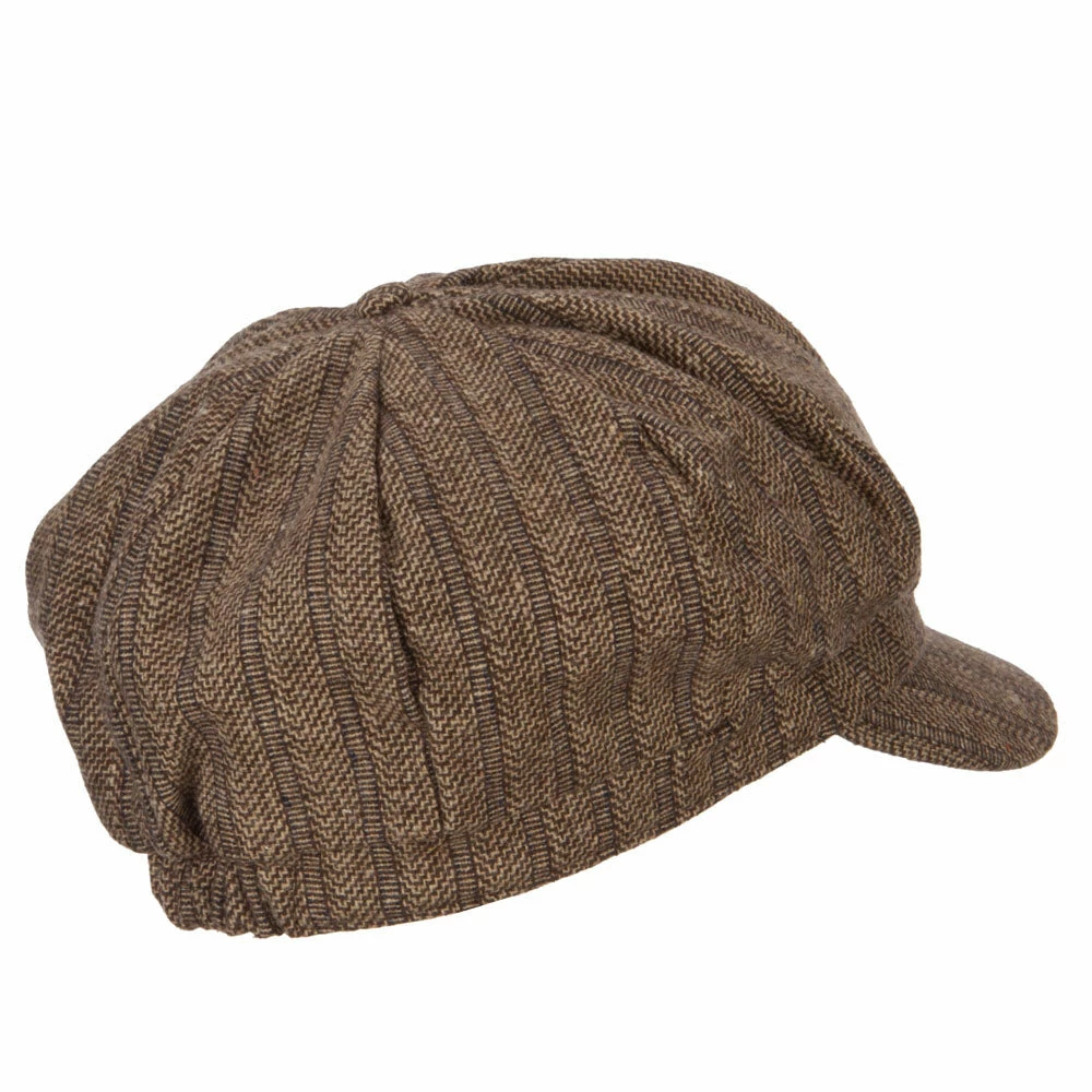 Something Special Classic Herringbone Patterned Newsboy Hat 15 Something Special Classic Herringbone Patterned Newsboy Hat - Image 13