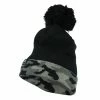 City Hunter Camouflage Cuff Pom Beanie 2 City Hunter Camouflage Cuff Pom Beanie -Adams Shop cm001bf grey 1 1