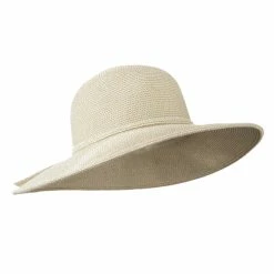 Jeanne Simmons UPF 50+ Cotton Paper Braid Self Tie Hat 30 Jeanne Simmons UPF 50+ Cotton Paper Braid Self Tie Hat -Adams Shop cp003fw 4