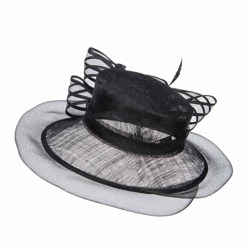 Something Special Crin Flower Feathers Sinamay Hat 3 9 Something Special Crin Flower Feathers Sinamay Hat 3 - Image 7