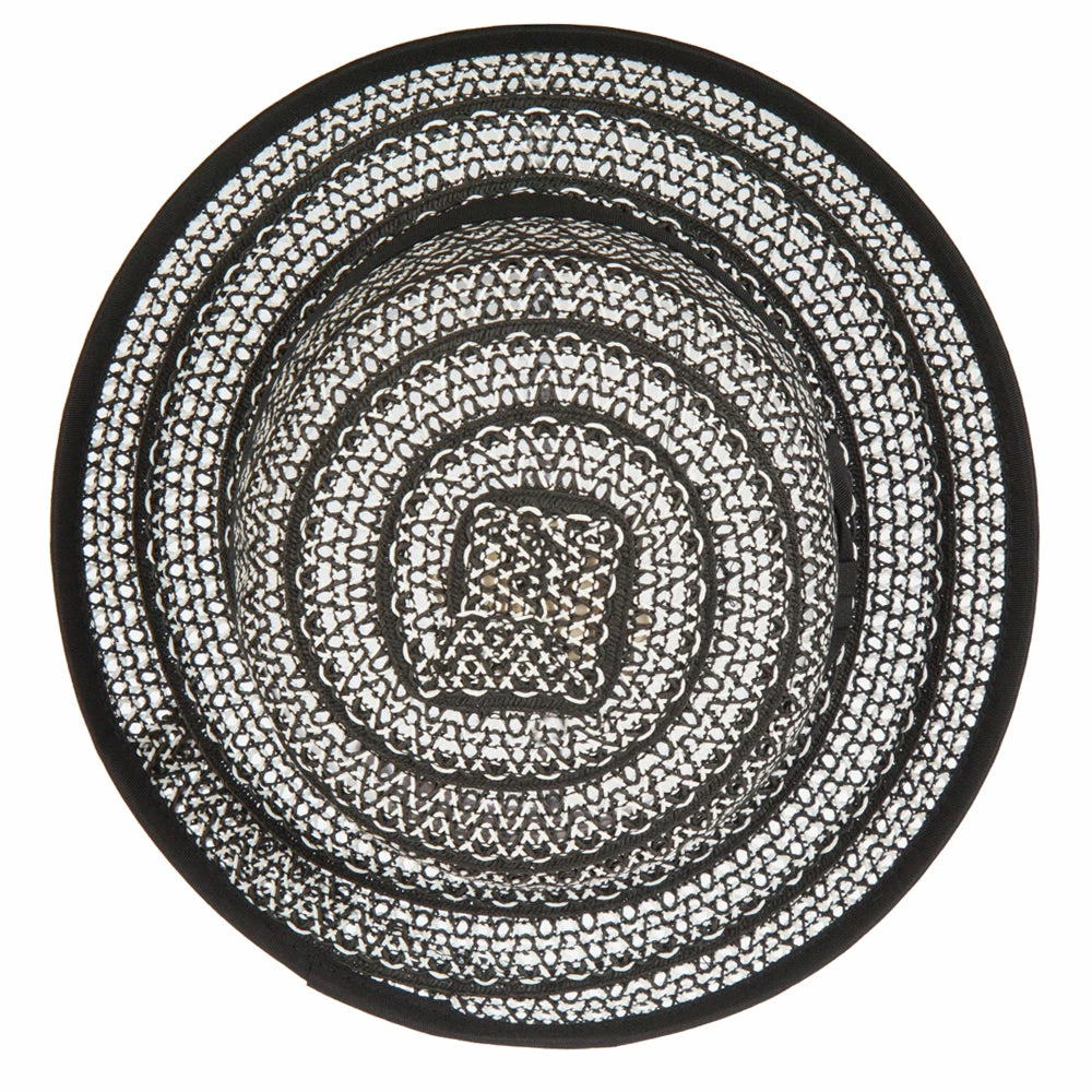 Jeanne Simmons Women's Crochet Weave Paper Braid Boater Hat 7 Jeanne Simmons Women's Crochet Weave Paper Braid Boater Hat - Image 5