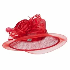 Something Special Crin Flower Feathers Sinamay Hat 3 40 Something Special Crin Flower Feathers Sinamay Hat 3 -Adams Shop cr002fs red 4