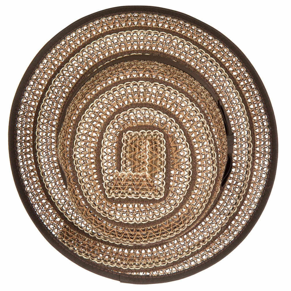 Jeanne Simmons Women's Crochet Weave Paper Braid Boater Hat 12 Jeanne Simmons Women's Crochet Weave Paper Braid Boater Hat - Image 10