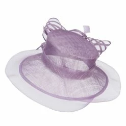 Something Special Crin Flower Feathers Sinamay Hat 3 43 Something Special Crin Flower Feathers Sinamay Hat 3 -Adams Shop cr003fs purple 2
