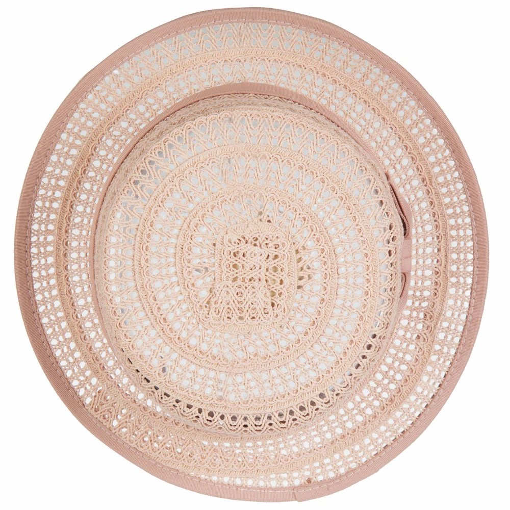 Jeanne Simmons Women's Crochet Weave Paper Braid Boater Hat 17 Jeanne Simmons Women's Crochet Weave Paper Braid Boater Hat - Image 15