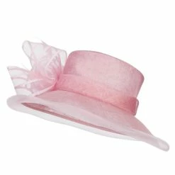 Something Special Crin Flower Feathers Sinamay Hat 3 47 Something Special Crin Flower Feathers Sinamay Hat 3 -Adams Shop cr004fs pink 1