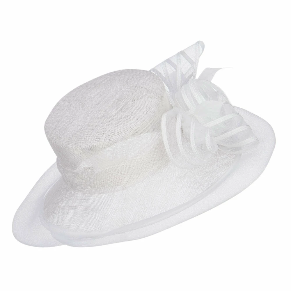 Something Special Crin Flower Feathers Sinamay Hat 3 5 Something Special Crin Flower Feathers Sinamay Hat 3 - Image 3