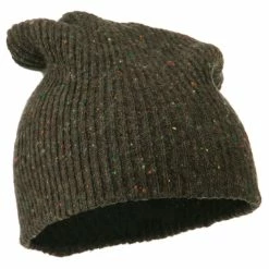 Rasta World Wool Color Speckled Long Beanie -Adams Shop cs002bd brown 4
