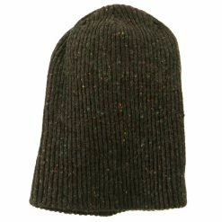 Rasta World Wool Color Speckled Long Beanie -Adams Shop cs002bd brown 5