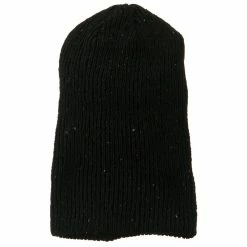 Rasta World Wool Color Speckled Long Beanie -Adams Shop cs003bd black 5