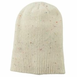 Rasta World Wool Color Speckled Long Beanie -Adams Shop cs005bd beige 5