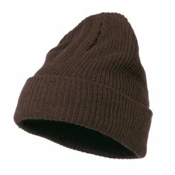 Artex Eco Cotton Ribbed XL Cuff Beanie 97 Artex Eco Cotton Ribbed XL Cuff Beanie -Adams Shop ct009eb brown 1