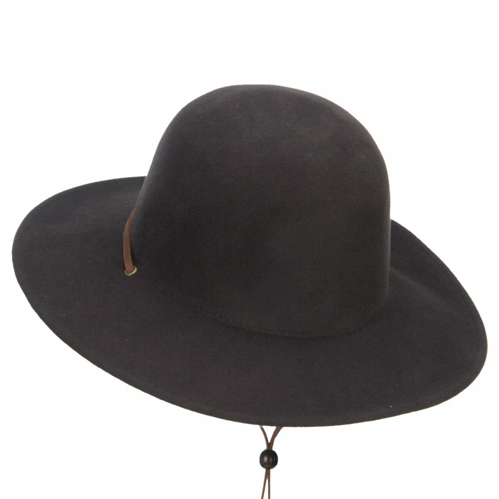 Jeanne Simmons Round Crown Wool Felt Hat 4 Jeanne Simmons Round Crown Wool Felt Hat - Image 2