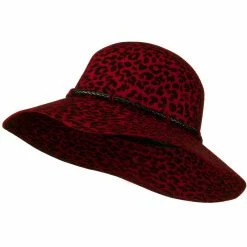 Jeanne Simmons Cheetah Wide Brim Woman's Hat
