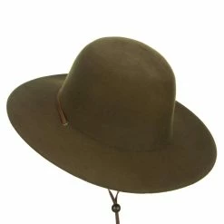 Jeanne Simmons Round Crown Wool Felt Hat 23 Jeanne Simmons Round Crown Wool Felt Hat -Adams Shop cw002fr olive 2 1