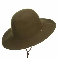 Jeanne Simmons Round Crown Wool Felt Hat 24 Jeanne Simmons Round Crown Wool Felt Hat -Adams Shop cw002fr olive 3 1