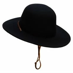 Jeanne Simmons Round Crown Wool Felt Hat 28 Jeanne Simmons Round Crown Wool Felt Hat -Adams Shop cw003fr black 2 2