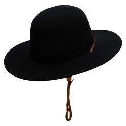 Jeanne Simmons Round Crown Wool Felt Hat 29 Jeanne Simmons Round Crown Wool Felt Hat -Adams Shop cw003fr black 4 2