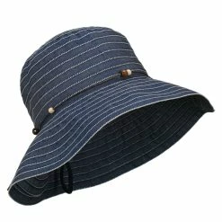 Jeanne Simmons Adjustable Crushable Bucket Hat -Adams Shop cz001cr denim 4