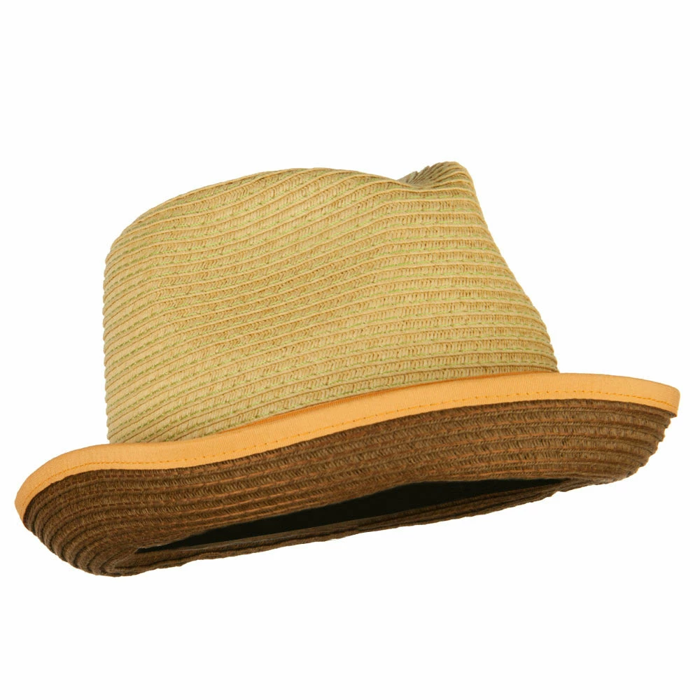 Jeanne Simmons Men's Double Bow Band Fedora 6 Jeanne Simmons Men's Double Bow Band Fedora - Image 4